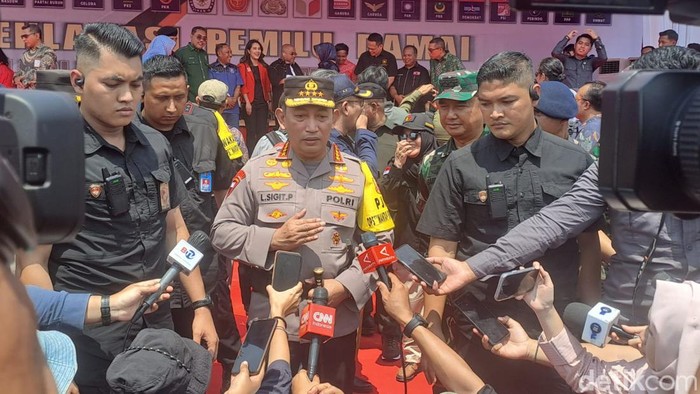 Kapolri Jenderal Listyo Sigit Prabowo. (Rumondang/detikcom)