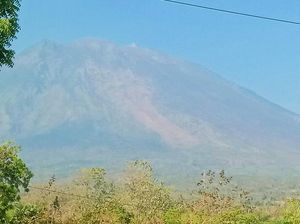 Kebakaran di Lereng Gunung Agung Melahap 745 Hektare Hutan Lindung