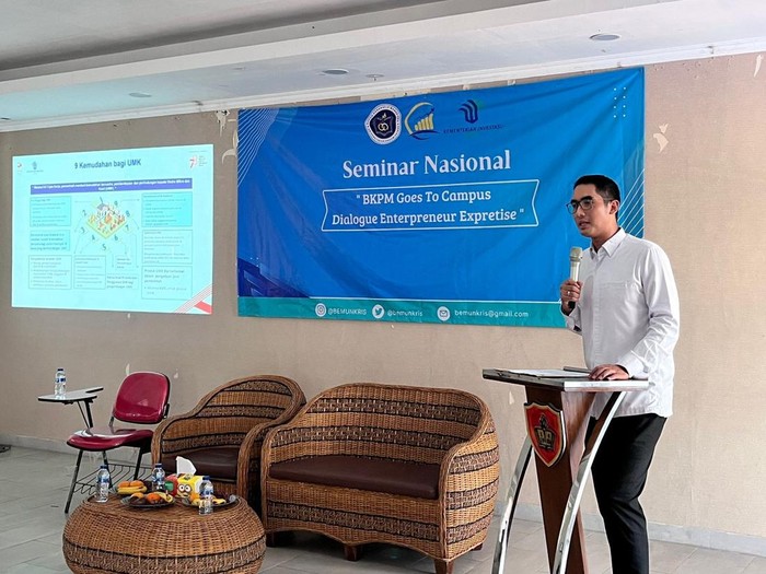 M. Pradana Indraputra selaku Ketua MBC ILUNI UI