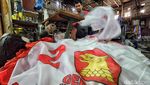 Mengintip Kesibukan Usaha Sablon dan Atribut Parpol Jelang Pemilu 2024
