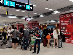MotoGP Usai, Penumpang Bandara Lombok Tembus 10 Ribu Sehari