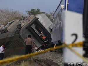 Kecelakaan KA Argo Semeru Vs Argo Wilis di Sentolo, Tim Inafis Diterjunkan
