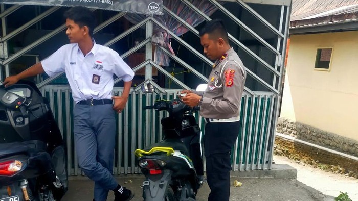 Polisi mengamankan 2 motor freestyle di Soppeng.