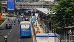 Potret Revitalisasi Halte TransJakarta Grogol 1