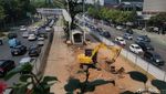 Siap Berubah Wajah, Halte TransJ Benhil Dibongkar