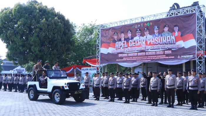 Sispamkota Pemilu 2024 di Ngawi