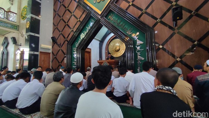 Suasana di Masjid Agung Ciamis, Selasa (17/10/2023).