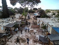 Wilayah Kibbutz Kfar Aza Israel Hancur Dibombardir Hamas