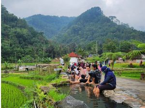 Wisata Air Kali Kesek, Rekomendasi Liburan dari Sri Mulyani