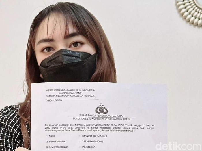 Imaniar Kurniasari, korban investasi bodong tiga selebgram.