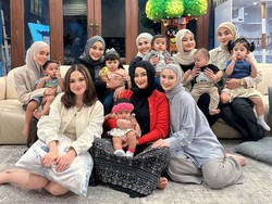 7 Foto Arisan Geng Mamayu Sambil Bawa Anak, Pancarkan Pesona Para Mahmud