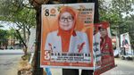 Potret Semrawutnya Baliho Caleg-Capres di Berbagai Sisi Kota Makassar