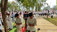 Bupati Ciamis Herdiat Sunarya mengatakan dampak musim kemarau tahun ini ada 11 kecamatan yang mengalami krisis air bersih. (Foto: Dadang Hermansyah/detikJabar)