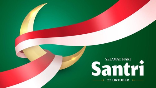 contoh poster Hari Santri Nasional 2023