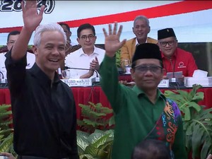 Resmi! Mahfud Md Jadi Cawapres Ganjar Pranowo