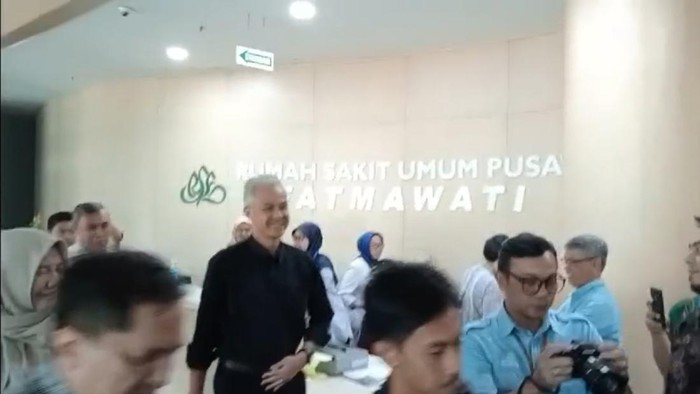 Ganjar Pranowo cek kesehatan di RS Fatmawati sebelum pengumuman cawapres pendampingnya (Dok. Istimewa)