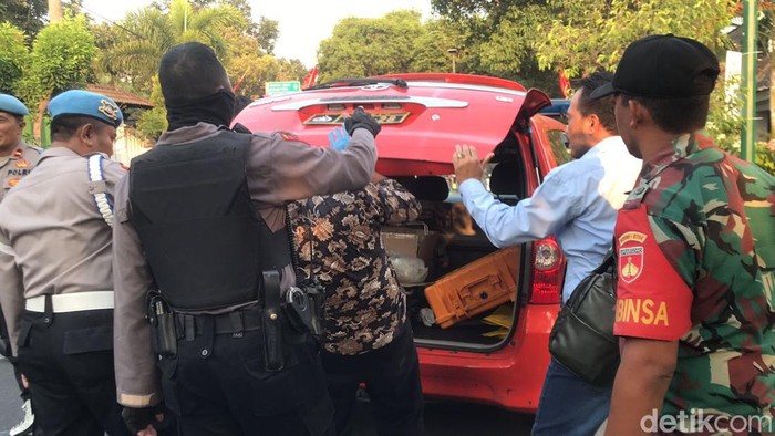 Inafis di rumah yang didatangi tim Gegana di Jalan Patangpuluhan, Jogja, Rabu (18/10/2023).
