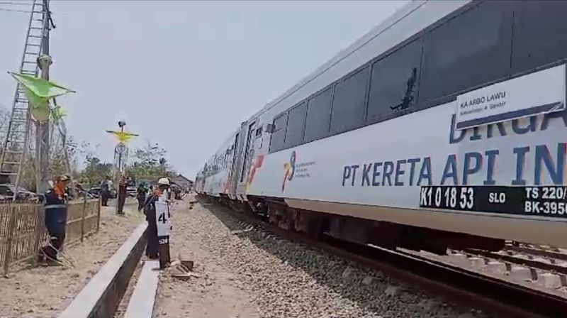 Jalur Stasiun Sentolo-Wates steril