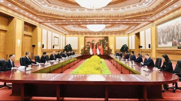 Joko Widodo bertemu Xi Jinping (Tangkapan layar Instagram @jokowi)
