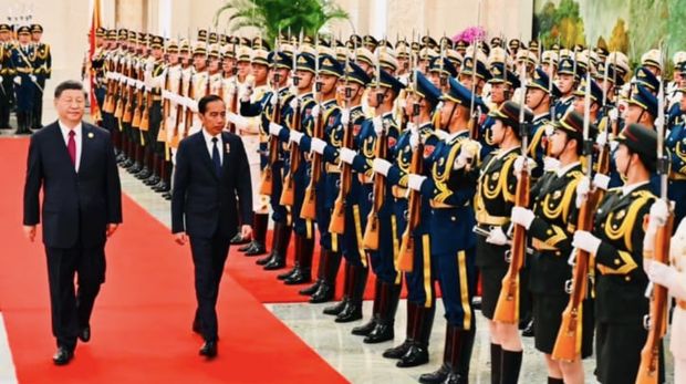 Joko Widodo bertemu Xi Jinping (Tangkapan layar Instagram @jokowi)