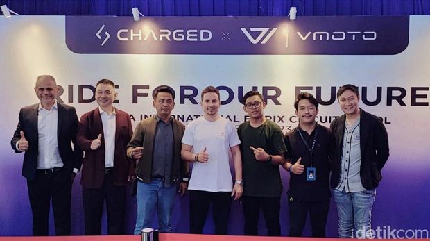 Jorge Lorenzo di Jakarta.