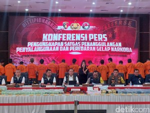 Satgas Antinarkoba Polri Tangkap 2 Tersangka Baru Jaringan Fredy Pratama