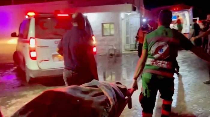 Kejam! militer Israel menyerang rumah sakit Al-Ahli Arab di Gaza, Palestina. Serangan mendadak itu disebut menewaskan 500 orang di lokasi.