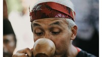 Terlepas dari pekerjaannya di dunia politik, Ganjar juga sering membagikan momen serunya saat menikmati makanan. Foto: Instagram @ganjar_pranowo