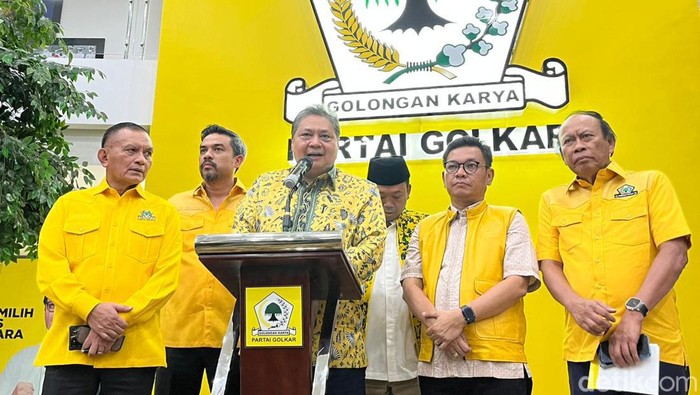 Ketum Golkar Airlangga Hartarto (Anggi Muliawati/detikcom)