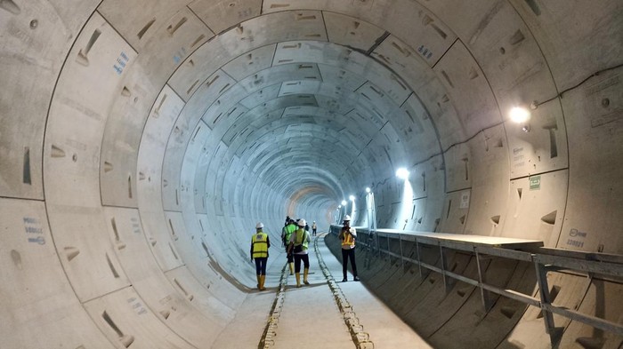 Melihat Jeroan MRT Fase 2A dari Monas hingga MH Thamrin (Tiara-detikcom)