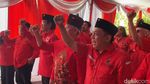 Nobar Pengumuman Mahfud MD Jadi Cawapres Ganjar Pranowo