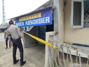 Geger! Jasad Pria Ditemukan Membusuk di Bengkel Motor Ciamis