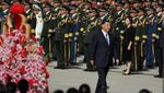 China Bikin Pot Bunga Raksasa untuk Hormati Para Pahlawan