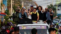 Dilansir Reuters, Selasa (17/10/2023) Noboa terpilih menjadi Presiden Ekuador pada pemilu Minggu (16/10/2023) lalu. Dia memenangkan lebih dari 52% suara, mengalahkan penantangnya dari sayap kiri Luisa Gonzalez, yang memperoleh sekitar 48%. REUTERS/Santiago Arcos  