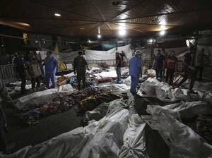 Jenazah Berserakan di RS Al Shifa Gaza, Bau Mayat Tercium di Seluruh Tempat