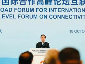Pidato di China, Jokowi Pamer Pembangunan Infrastruktur di Indonesia