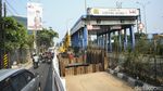 Proyek Kolam Retensi di Lenteng Agung Bikin Macet