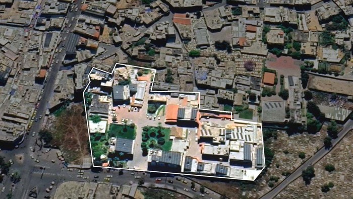 Rumah Sakit Al-Ahli Arab di Gaza, Palestina, hancur dibom Israel. LIhat kondisi rumah sakit sebelum dibom Israel.