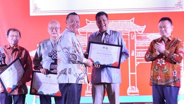 Legenda bulutangkis Indonesi Rudy Hartono.