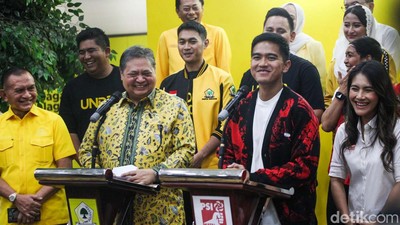 Sambut Kaesang, Airlangga Pamer Kader Golkar U-40