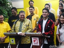 Sambut Kaesang, Airlangga Pamer Kader Golkar U-40