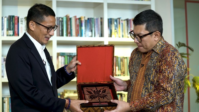 Sandiaga Uno dan Alfito Deannova
