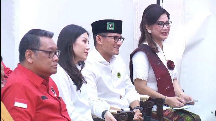 Sandiaga Uno hadiri pengumuman Mahfud Md jadi cawapres Ganjar