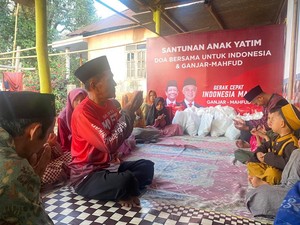 Sambut Duet Ganjar-Mahfud, Mufti Anam Gelar Santunan Anak Yatim di Pasuruan