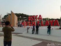 Alun-alun Dadaha Sudah Diserbu Pengunjung Meski Belum Rampung