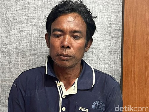 Tampang penyelundup penyu hijai yang ditangkap di Gilimanuk, Jembrana.