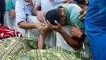 Tangis Pilu Warga Gaza Kala Rumah Hancur dan Keluarga Tiada