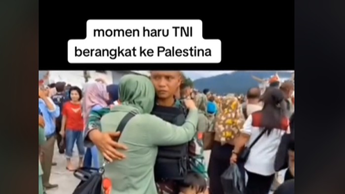 Tangkapan layar video yang diunggah oleh akun TikTok @green_force90