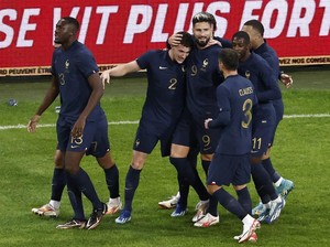 Hasil Prancis Vs Skotlandia: Les Bleus Menangi Laga Persahabatan 4-1