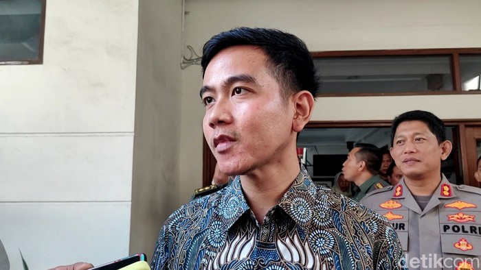 Wali Kota Solo, Gibran Rakabuming Raka, di DPRD Solo, Rabu (18/10/2023).